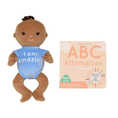 Positive PAL Doll, ABC Affirmation Book Gift Set, and Free Affirmation Digital Download Poster