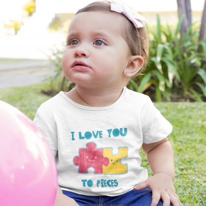 I Love you to Pieces Short Sleeve Tee