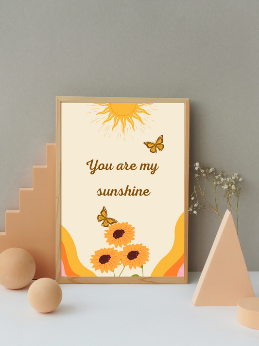 You Are My Sunshine Printable